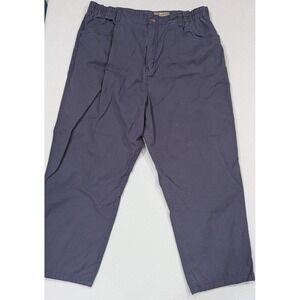 Royal Robbins Pants Womens 16 Blue Cotton Elastic Waist Hiking Straight